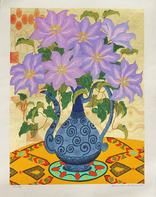 Jug With clematis