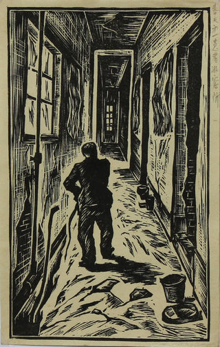 Old man with a cane
