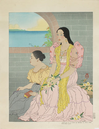 Joaquina et sa mere au Sermon du Pere PONS. Rota: Marianes