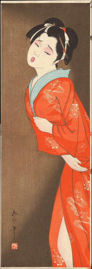 Flowers of red leaves