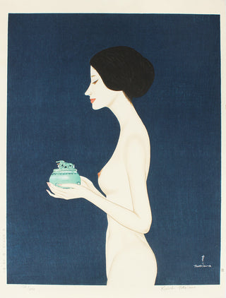 Femme brûlant de l'encens