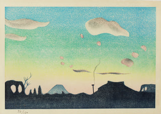 Coucher de soleil sur le mont Fuji