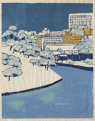 Der Kaiserpalast von Tokio im Winter