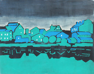 Townscape Reflected in water