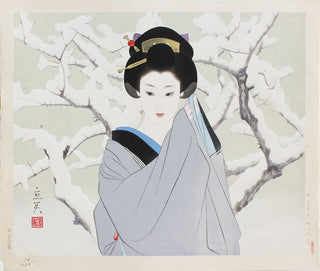 Two Japanese women - Snow