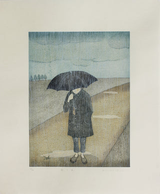 Road in the rain