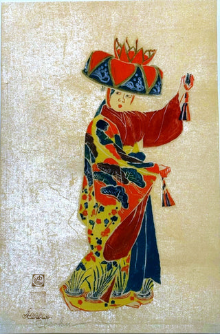Tanzende Frau
