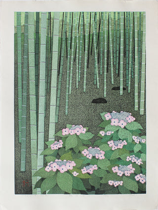 In the green