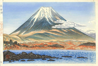 Góra Fuji widziana z jeziora Motosu