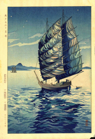 Clair de lune sur la mer intérieure