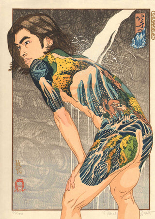 Hokusai's Waterfall