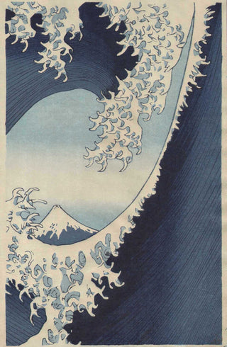 Monte Fuji y olas