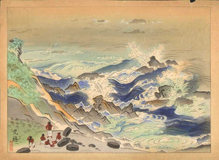 Divers at sea