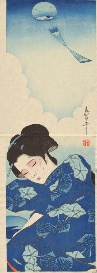 Juli, Japanische Pflaume am Abend